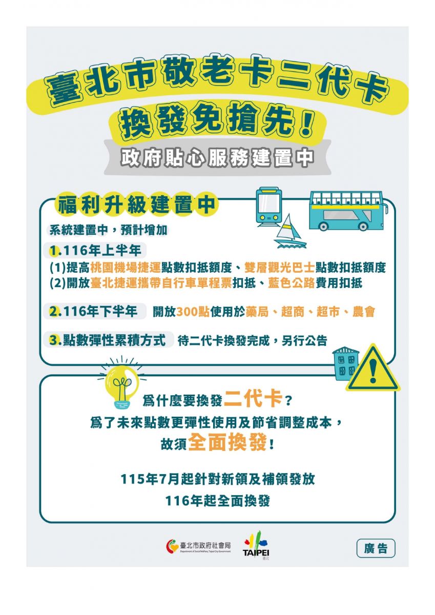 臺北市敬老卡